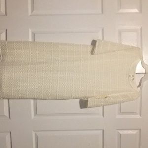 White crochet lace dress